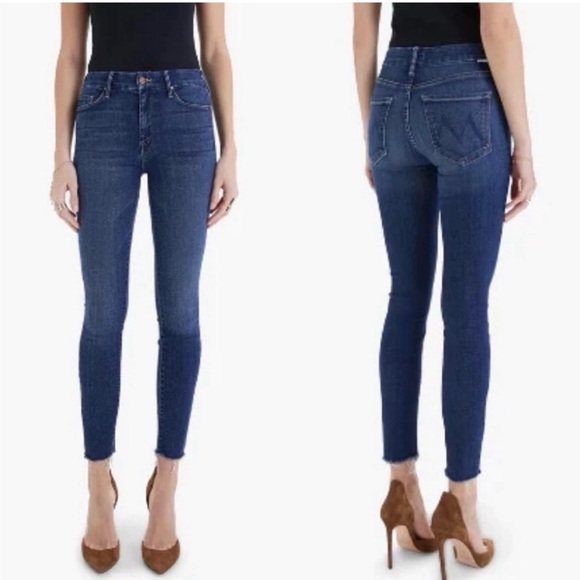 MOTHER Denim - MOTHER The Looker Ankle Fray Jeans in Hot Spring - Size 27
